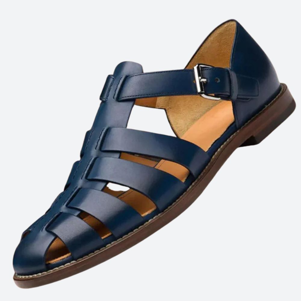 Leren zomersandalen voor mannen - Alfie