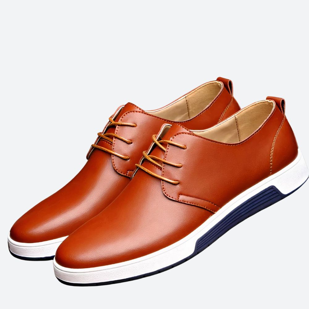 Orthopedische leren schoenen voor mannen - August