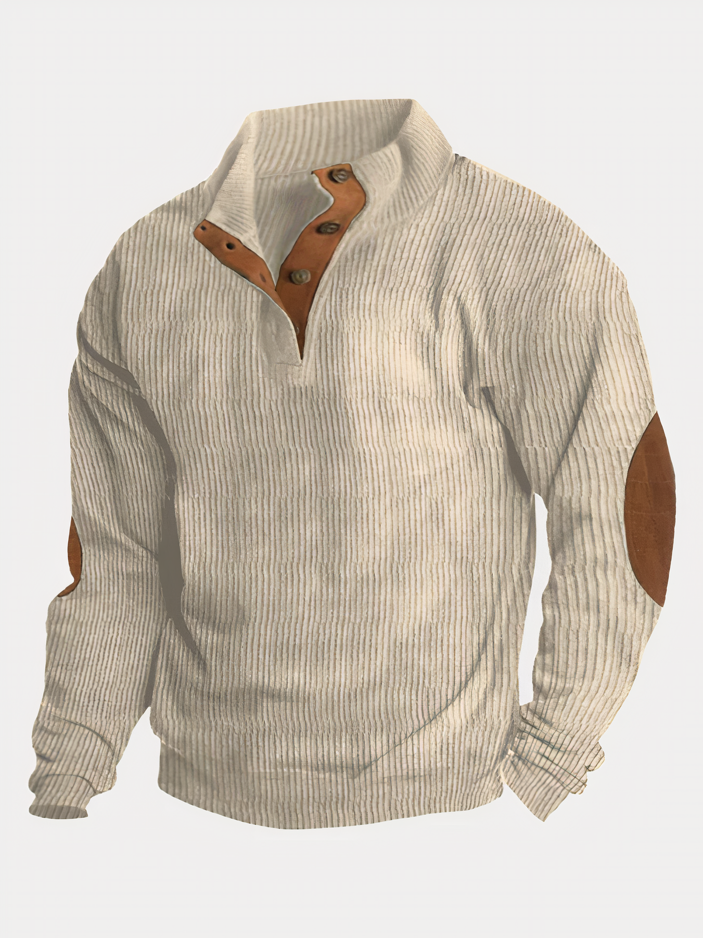 Geribbelde vintage pullover voor mannen - Mark