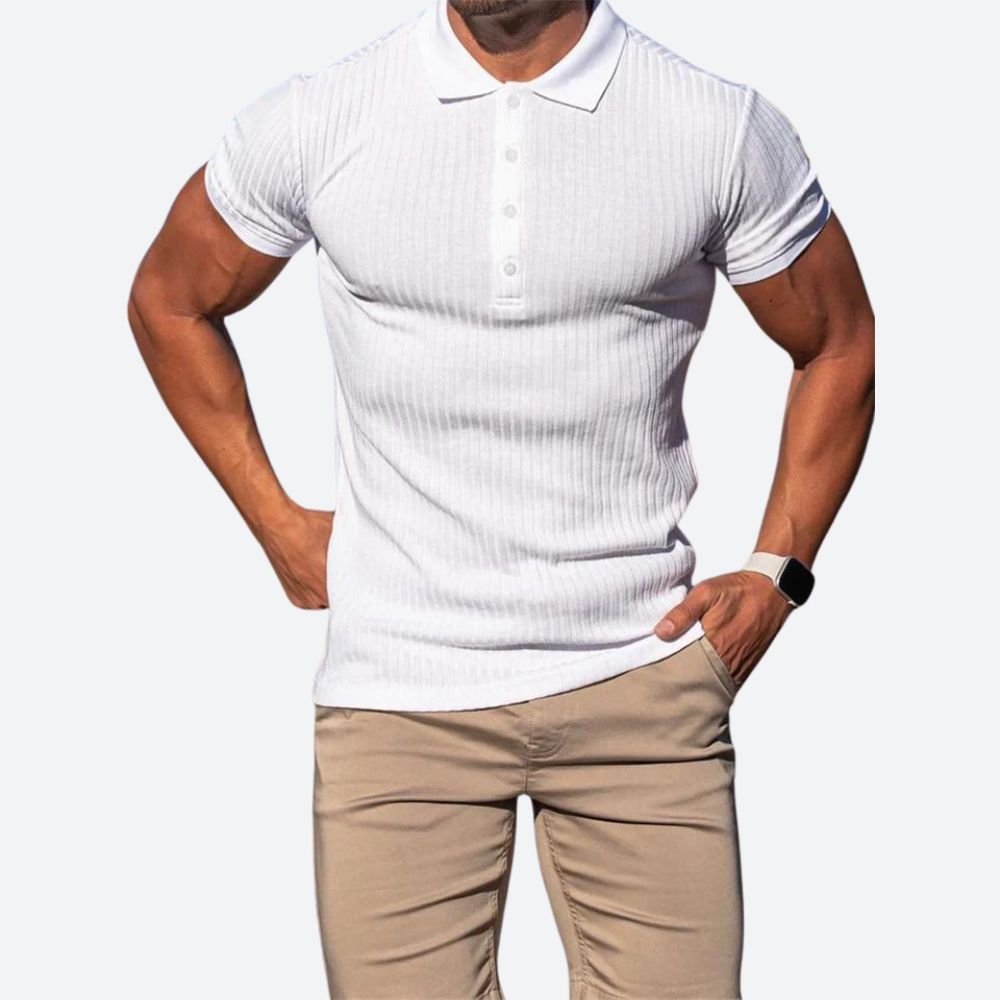 Casual poloshirt met korte mouwen - Clarence