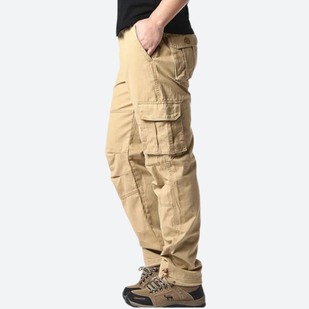 Multi-Pocket Katoenen Cargo broek - Credo