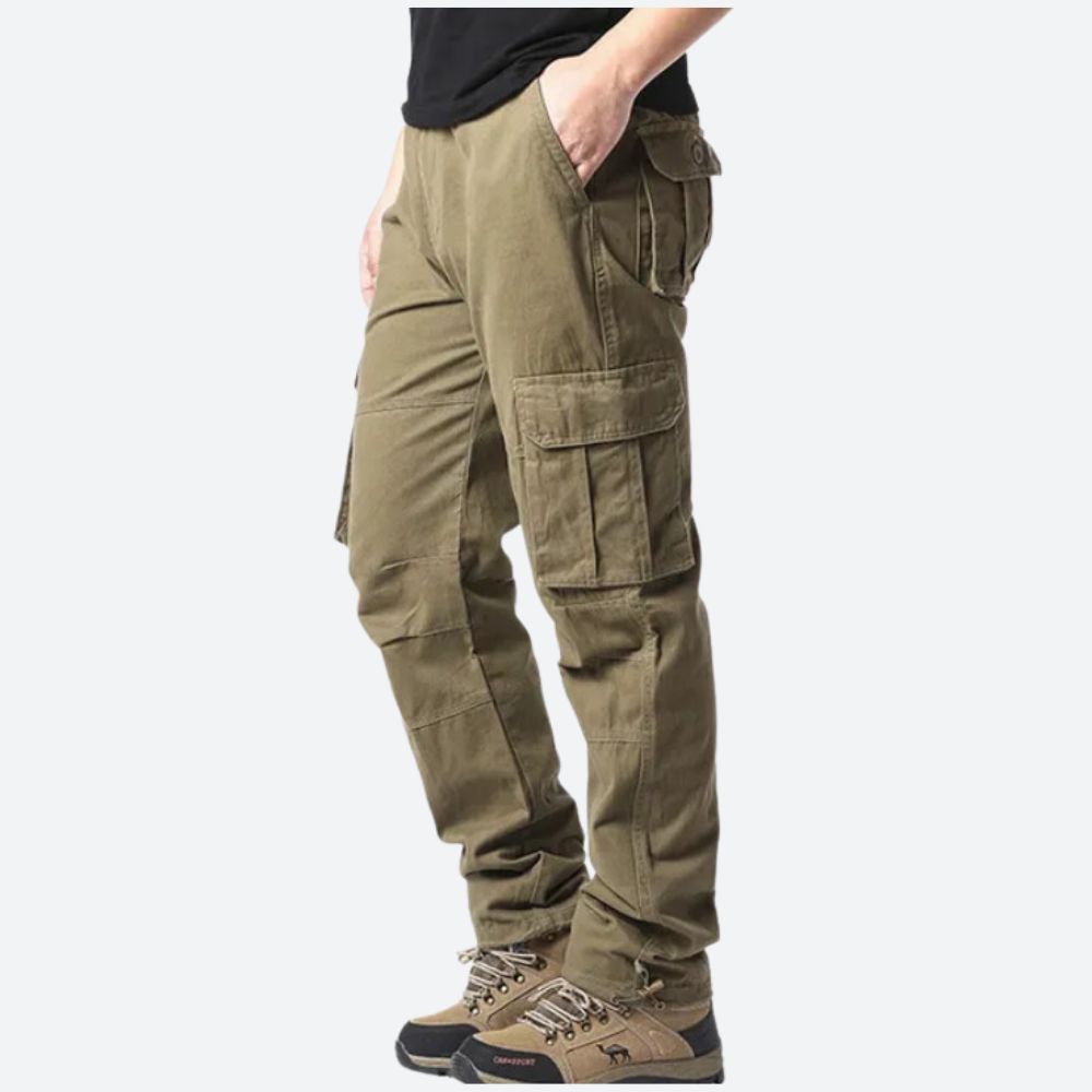 Multi-Pocket Katoenen Cargo broek - Credo