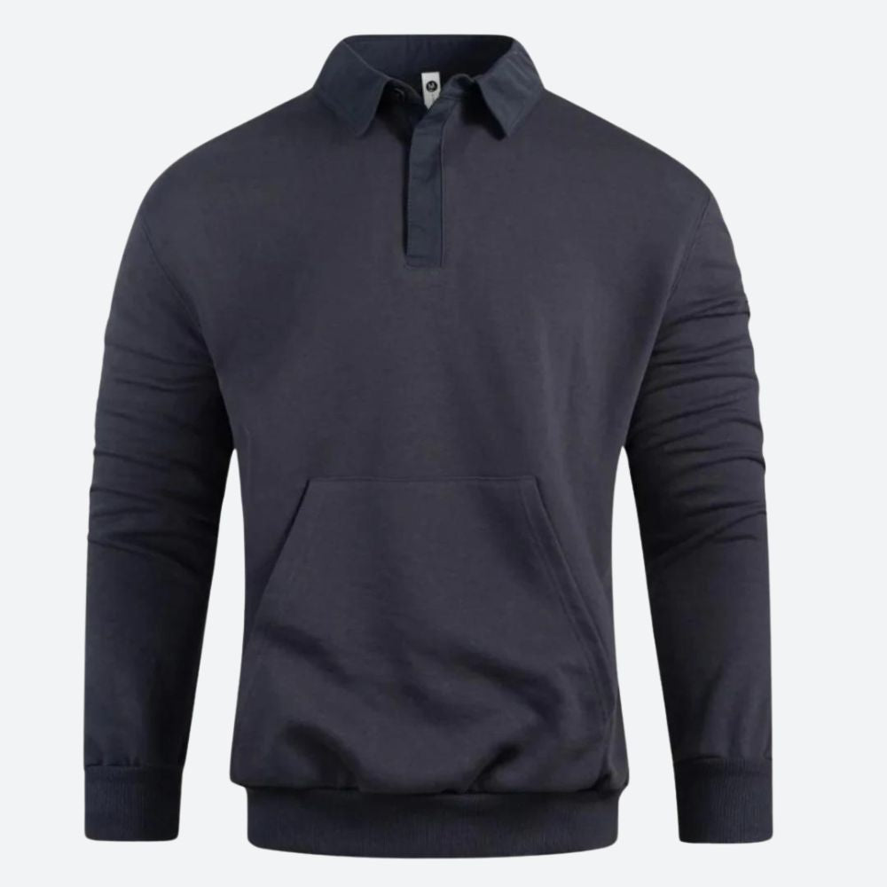 Klassiek Pullover Sweatshirt met kraag - Coby