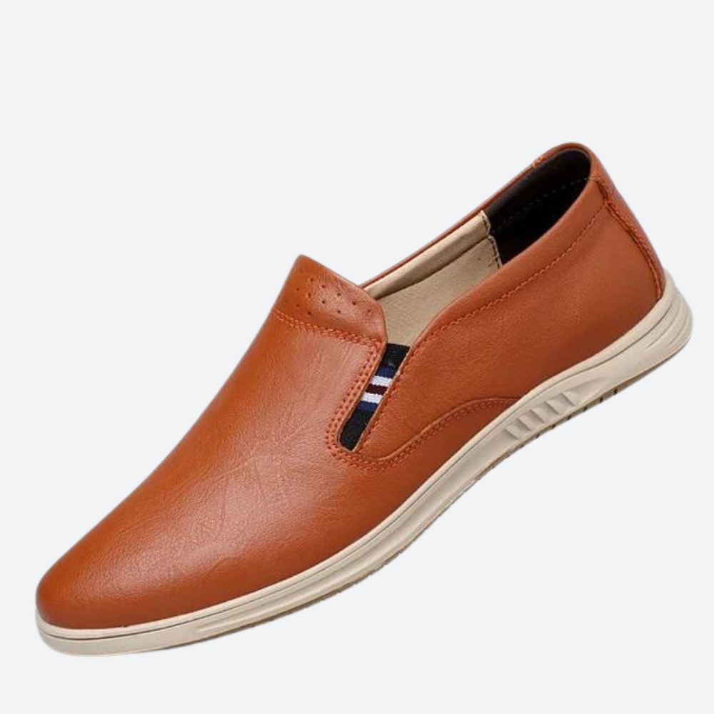 Comfortabele leren loafers - Dane