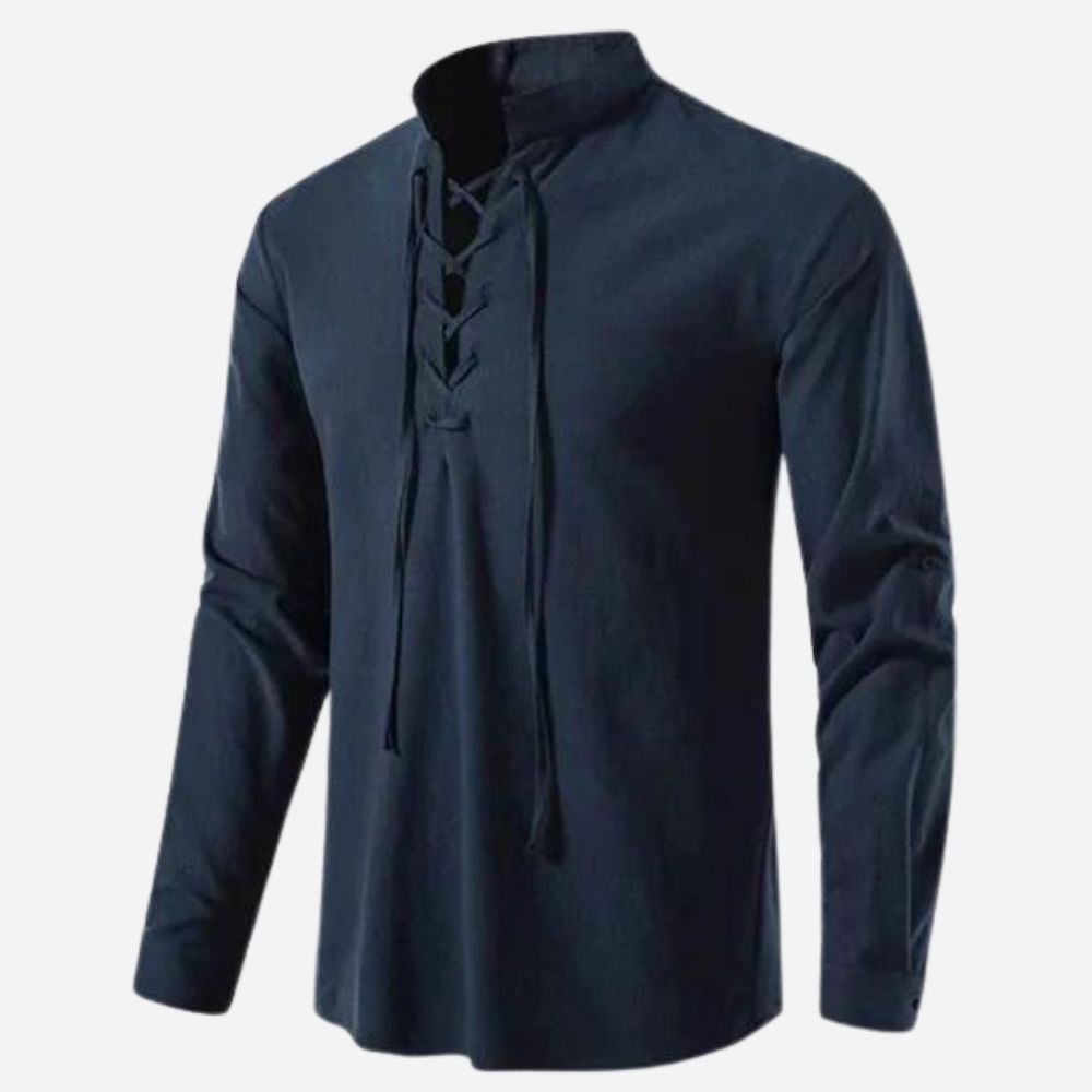 Elegant shirt met V-hals - Elmer