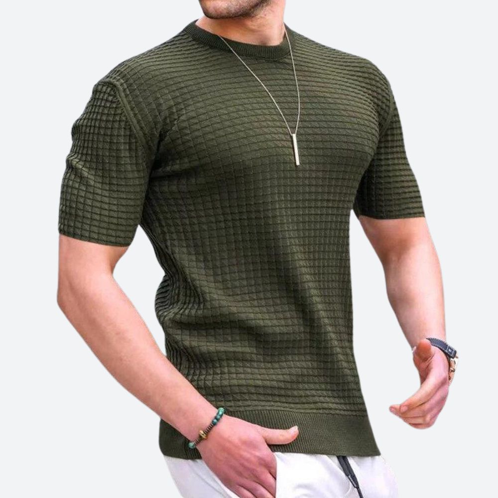 3D Wafel casual t-shirt - Grego