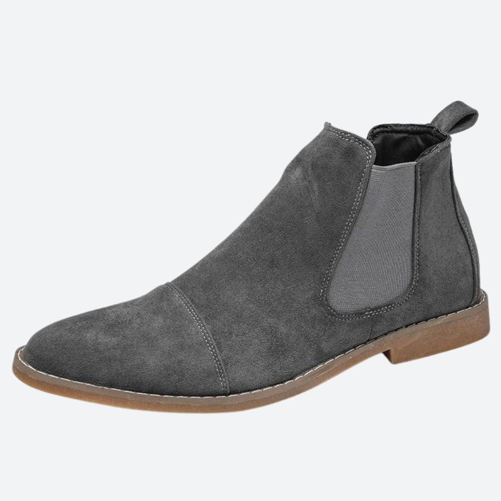 Klassieke suède Chelsea boots voor heren - Helmut