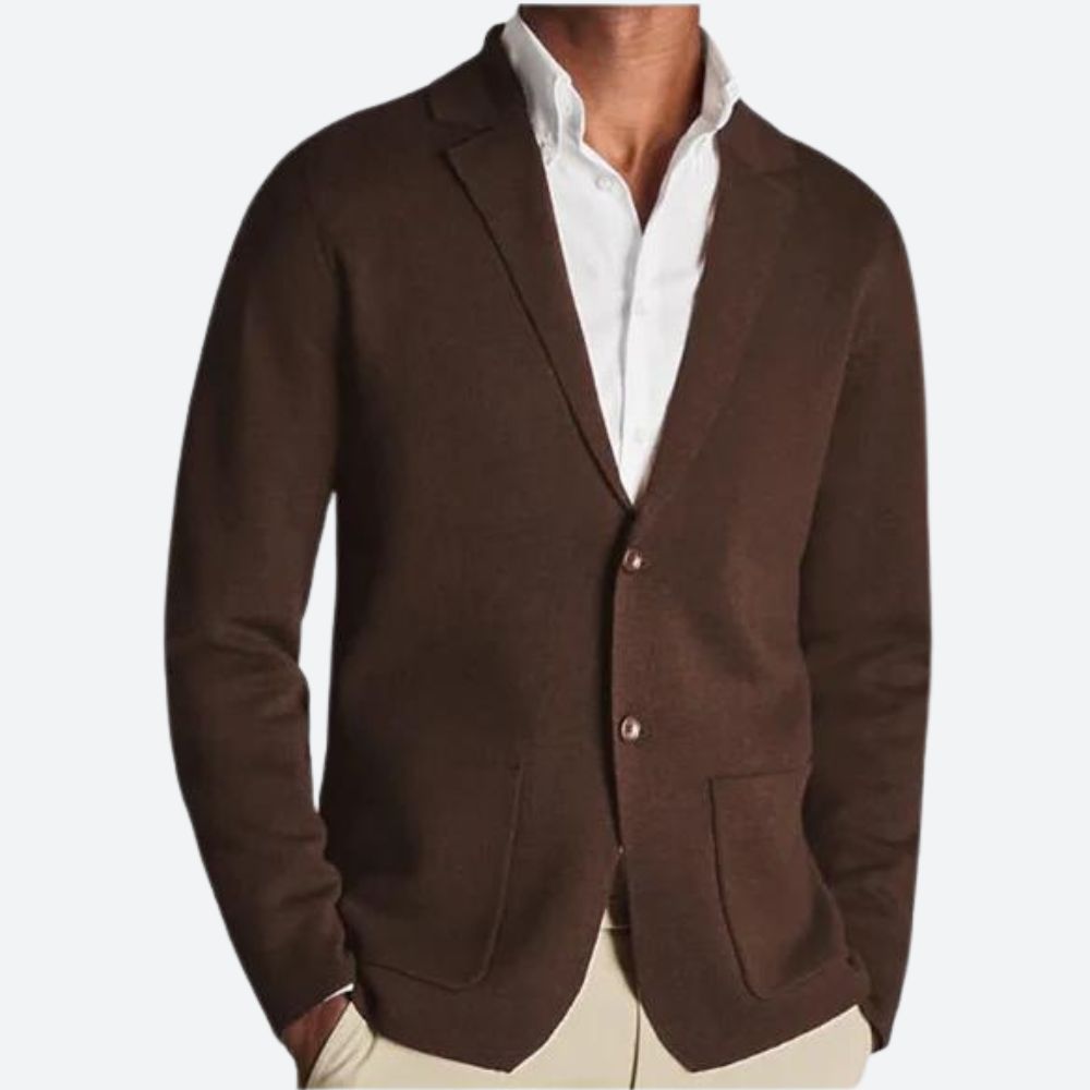 Gebreide trui blazer voor mannen - Jomar