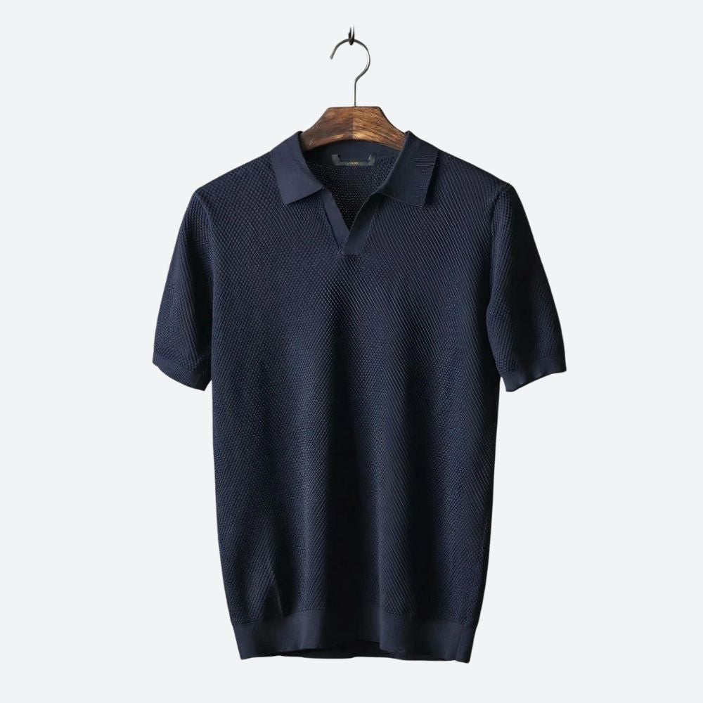 Stijlvol gebreid poloshirt - Martin