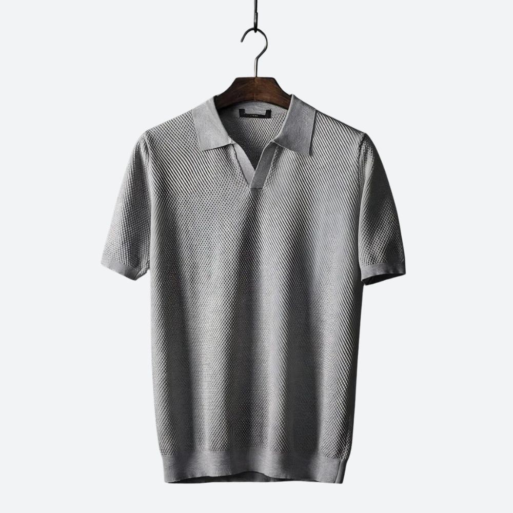 Stijlvol gebreid poloshirt - Martin