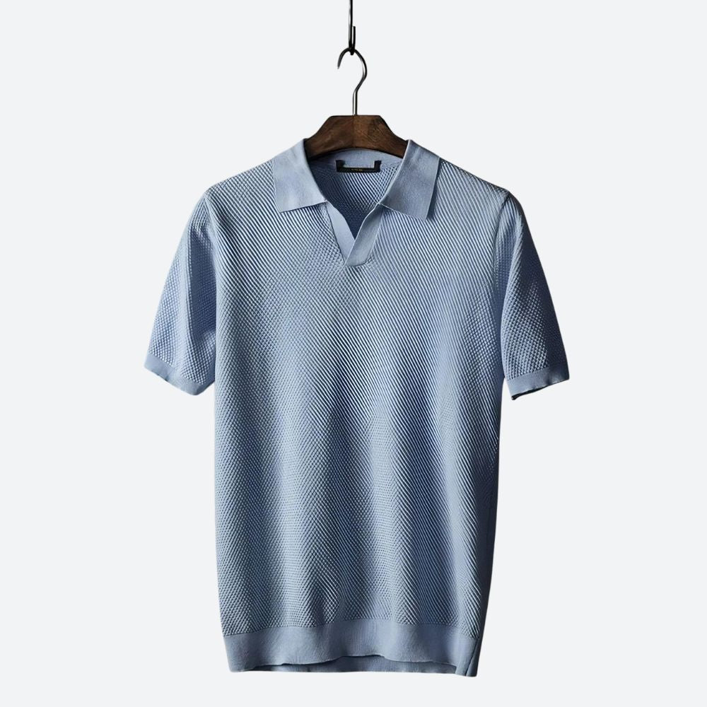 Stijlvol gebreid poloshirt - Martin