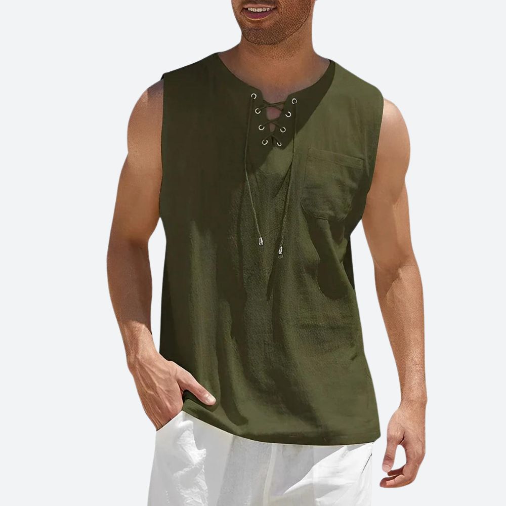 Comfortabele zomertanktop voor mannen - Neil