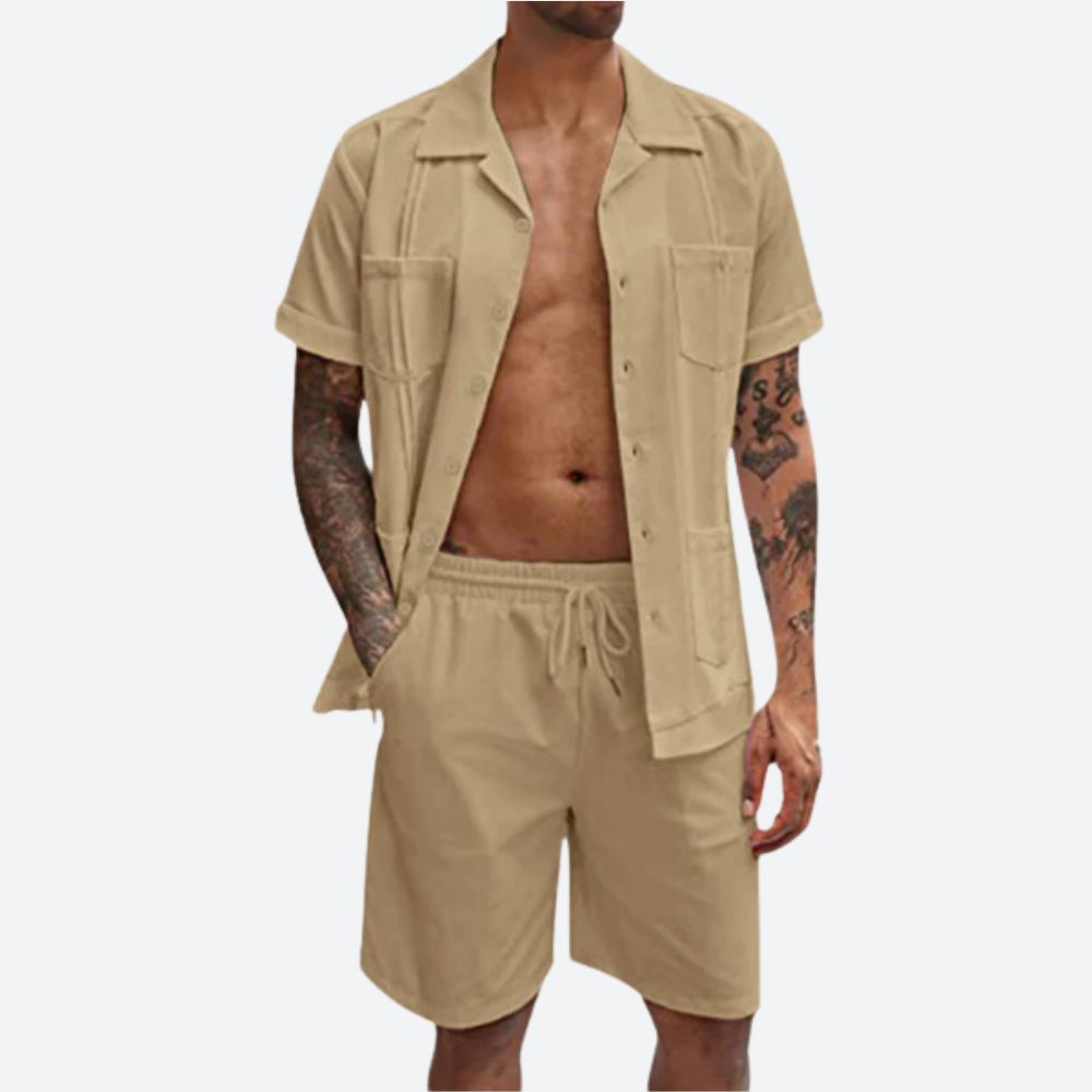 Overhemd & shorts zomerset voor mannen - Oreal