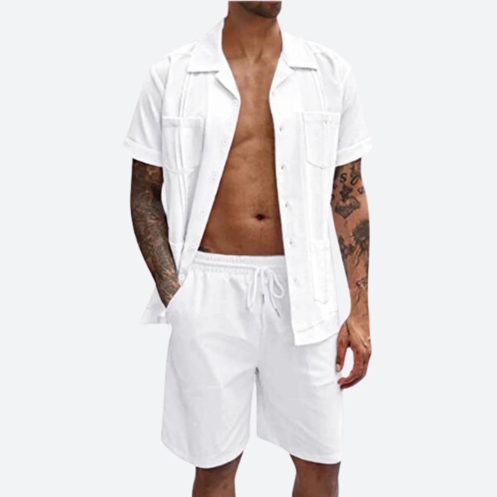 Overhemd & shorts zomerset voor mannen - Oreal