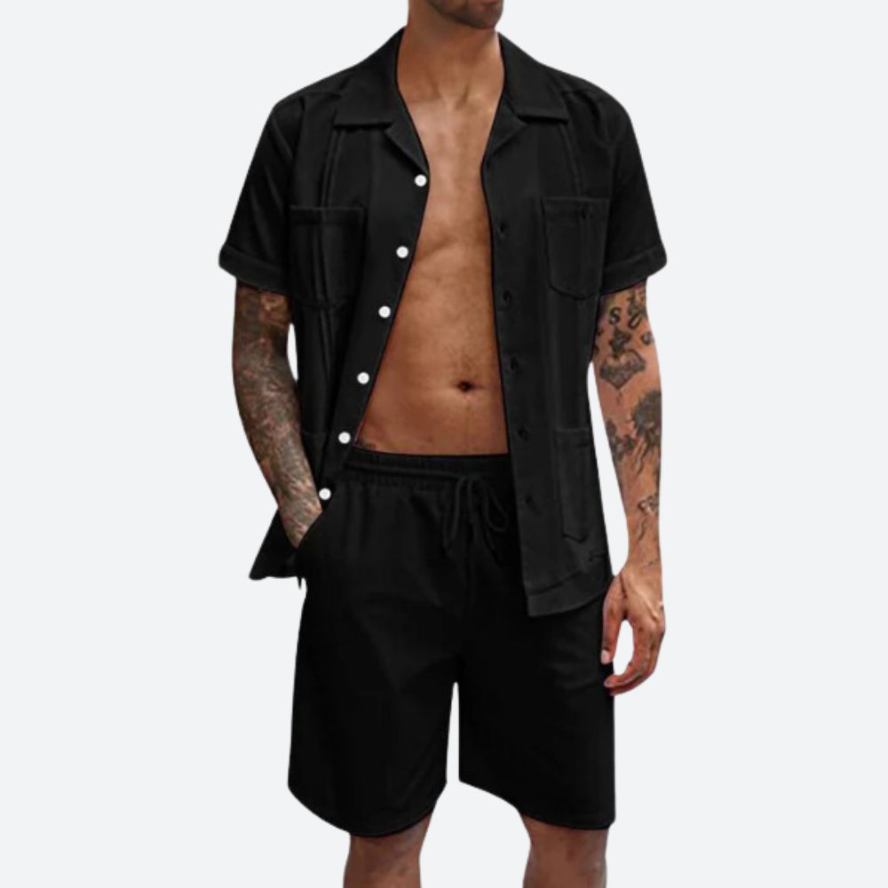 Overhemd & shorts zomerset voor mannen - Oreal