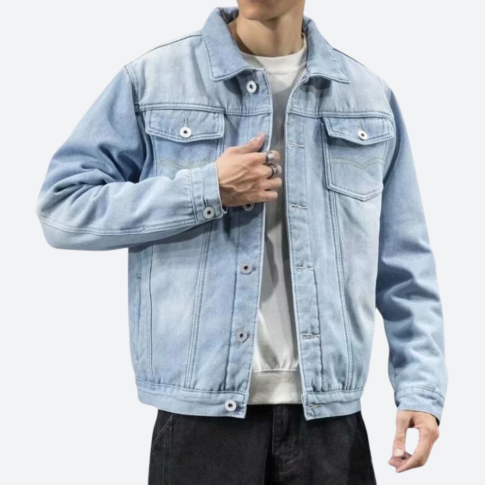 Modern denim zomerjack - Rafael