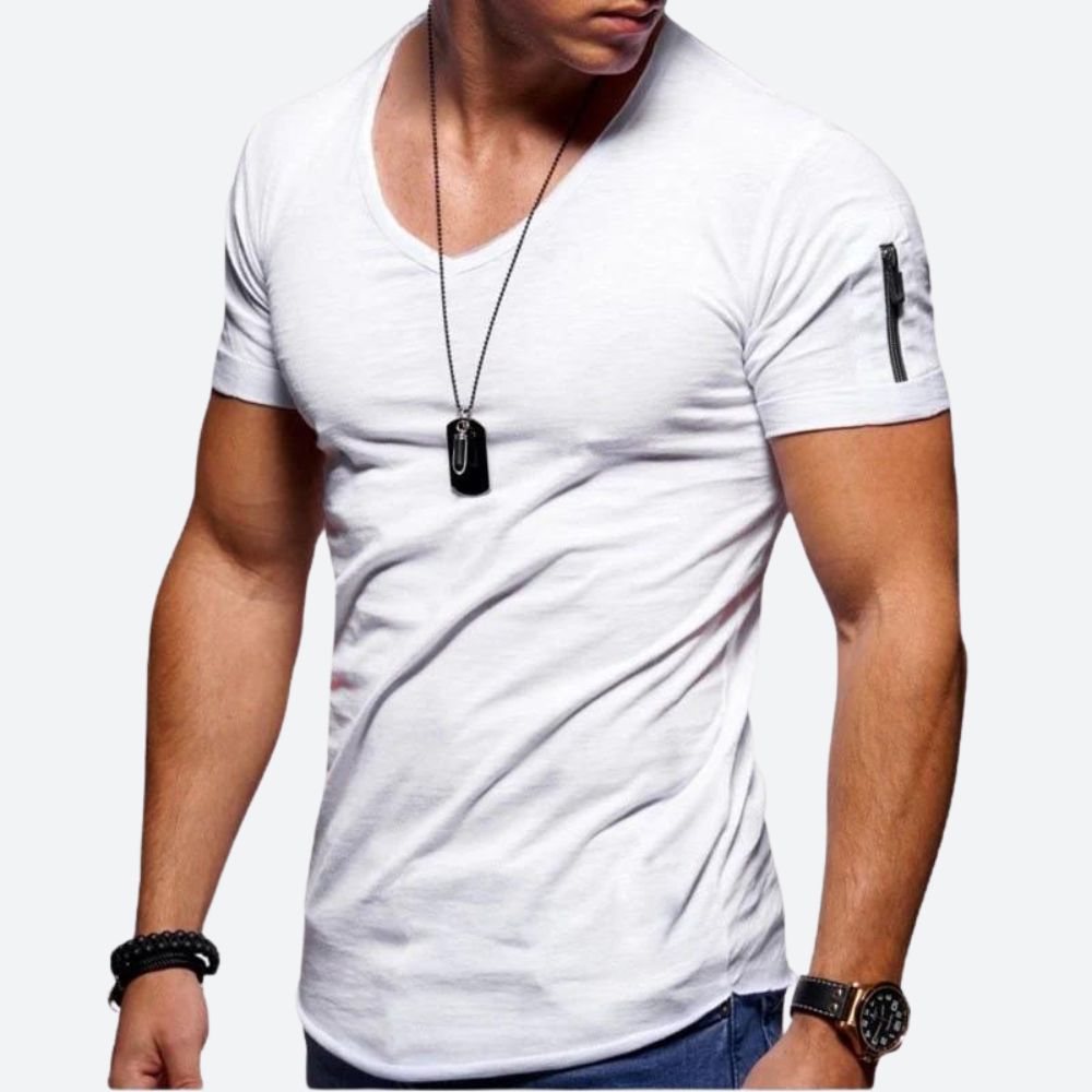 Heren Muscle T-shirt met V-hals - Rick