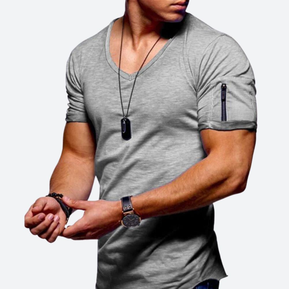 Heren Muscle T-shirt met V-hals - Rick