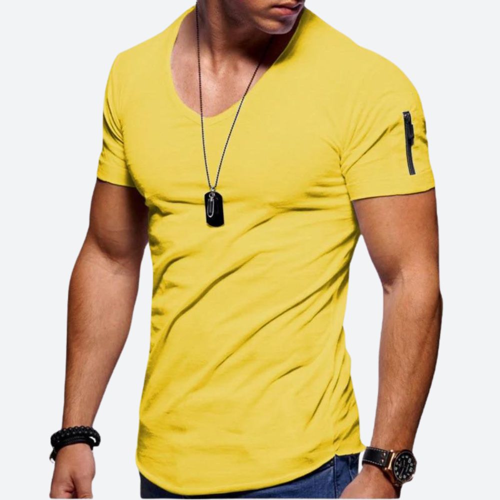 Heren Muscle T-shirt met V-hals - Rick