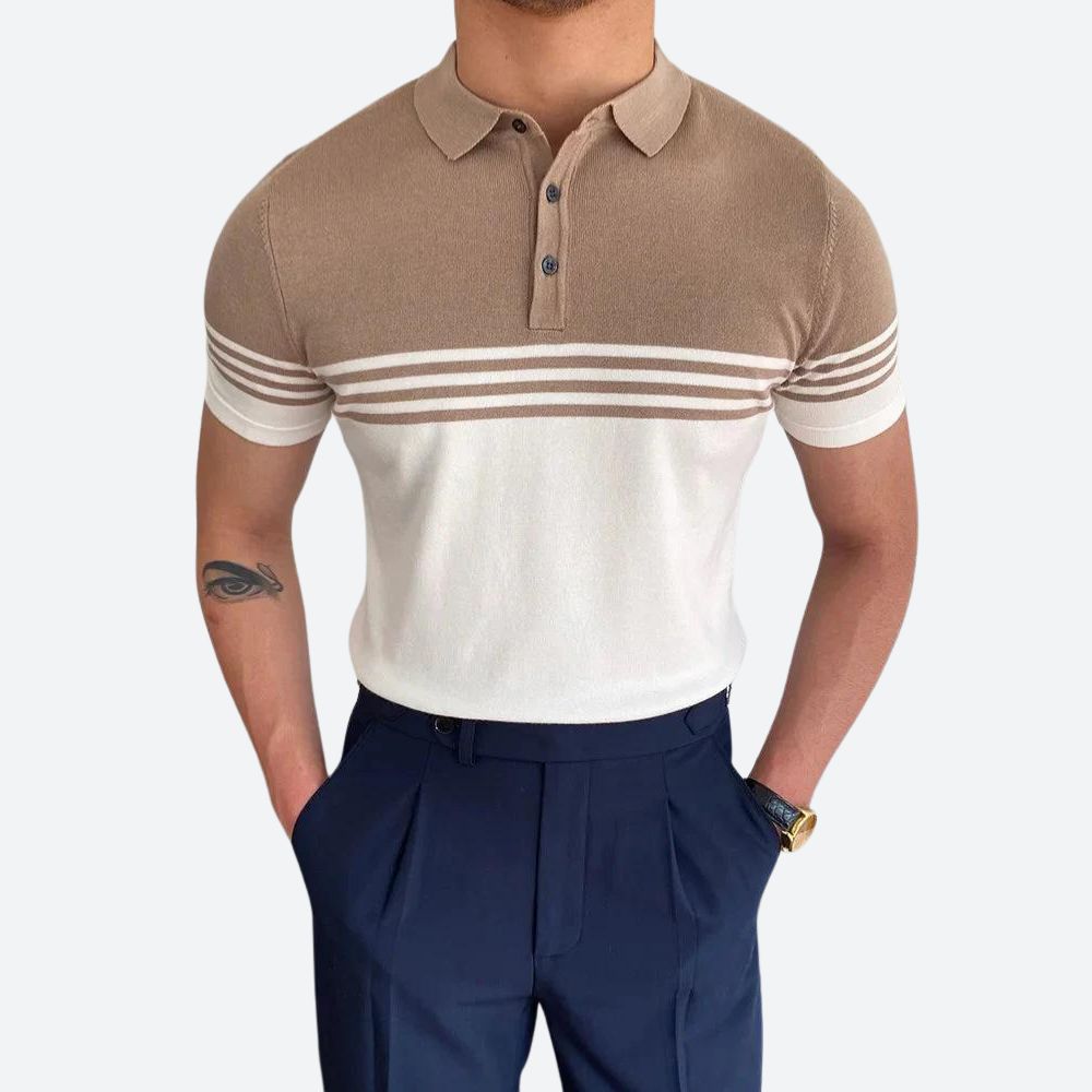 Casual en trendy herenpoloshirt - Romere