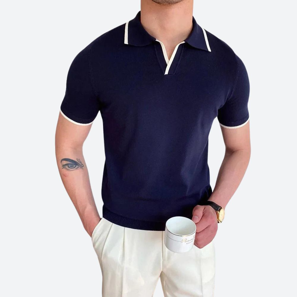 Casual en trendy herenpoloshirt - Romere