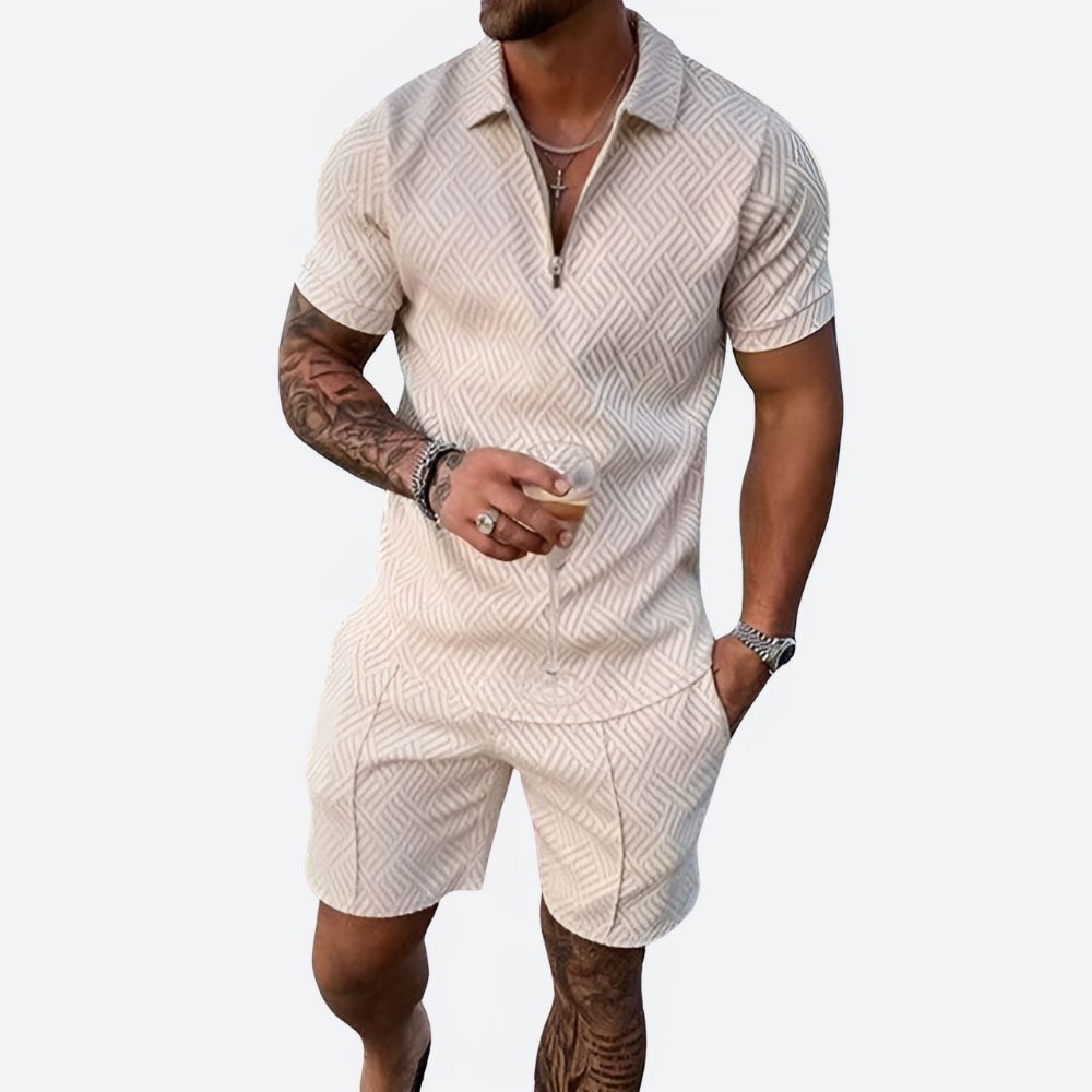 Luxe polo en shorts zomerset voor heren - Varthon