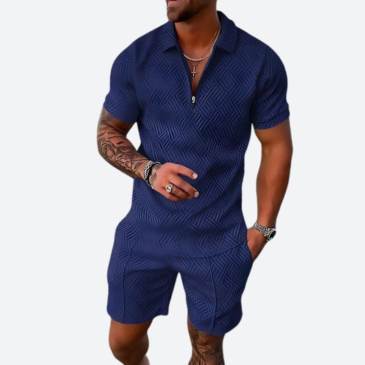 Luxe polo en shorts zomerset voor heren - Varthon