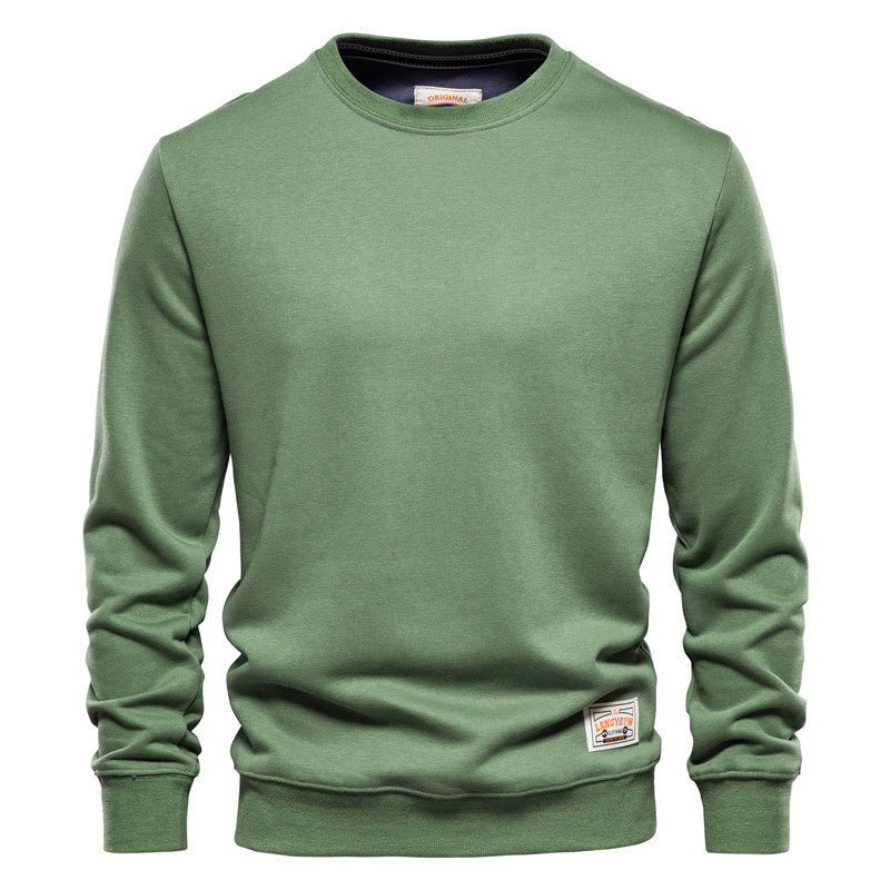 Klassieke groene trui voor mannen, ideaal voor zowel casual als elegante gelegenheden.