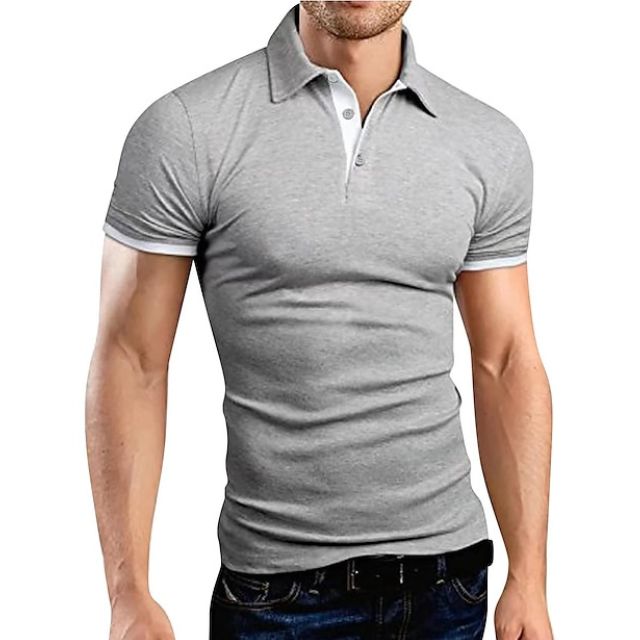 Elegant en comfortabel poloshirt met contrasterende accenten, perfect voor zakelijke en casual gelegenheden.