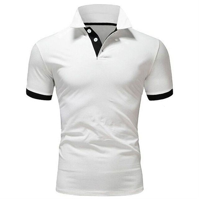 Elegant en comfortabel poloshirt met contrasterende accenten, perfect voor zakelijke en casual gelegenheden.