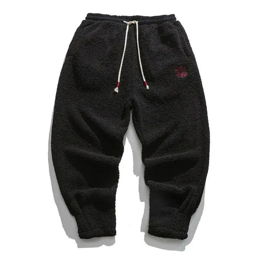 Zachte en warme fleece joggers voor heren met een trendy urban uitstraling.