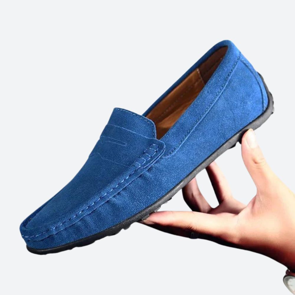 Tijdloze klassieke herenschoenen voor mannen, gemaakt van suède met ergonomische pasvorm en antislip loopvlakzool.