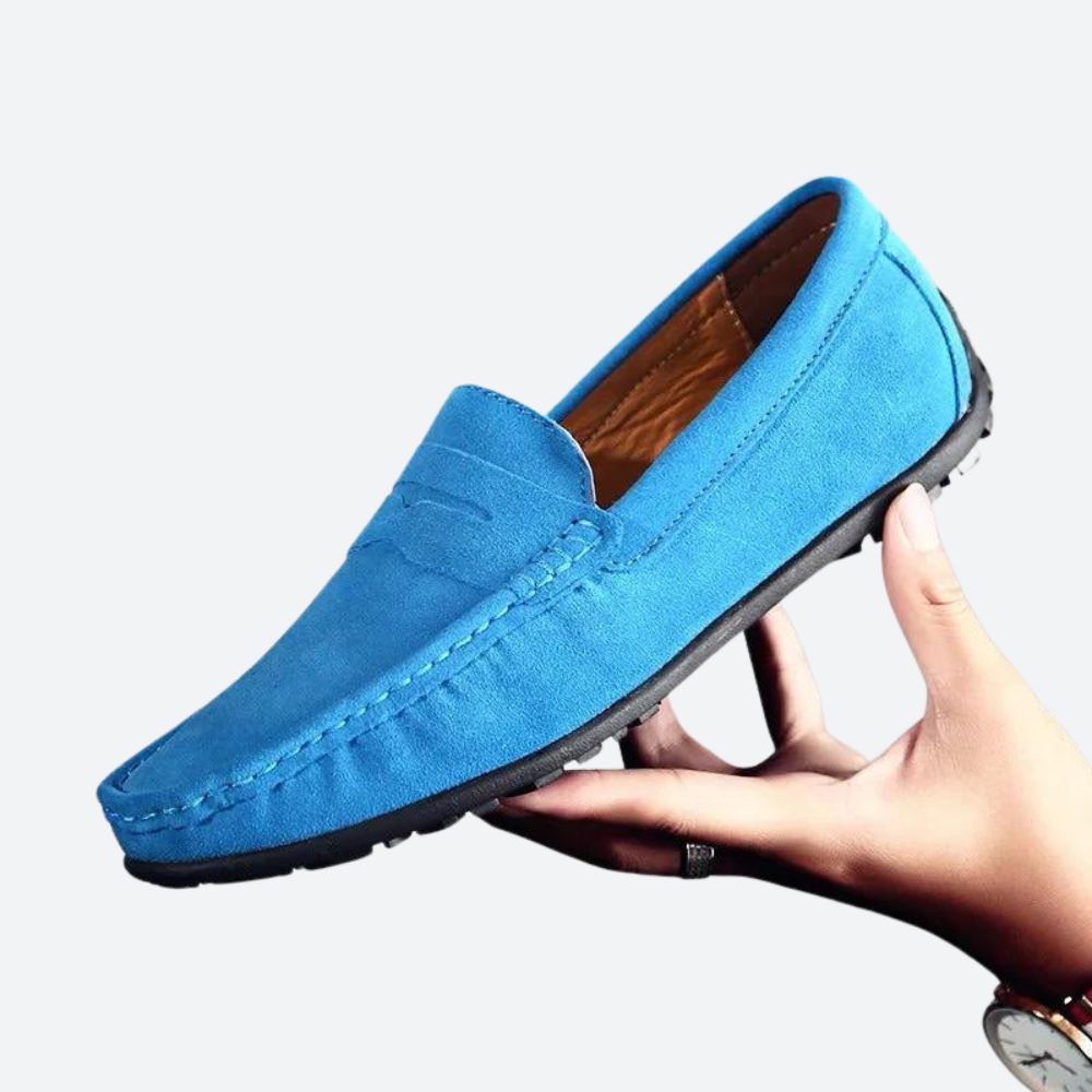 Tijdloze klassieke herenschoenen voor mannen, gemaakt van suède met ergonomische pasvorm en antislip loopvlakzool.