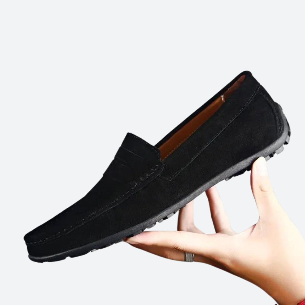 Tijdloze klassieke herenschoenen voor mannen, gemaakt van suède met ergonomische pasvorm en antislip loopvlakzool.