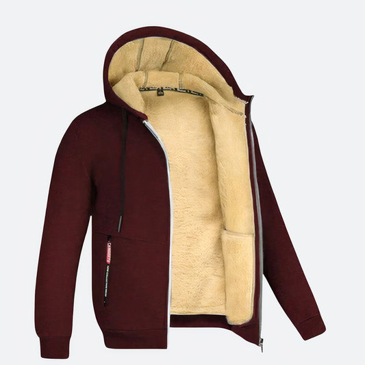 Trendy winterjas voor mannen met capuchon en warme voering, ideaal voor herfst- en winterdagen.