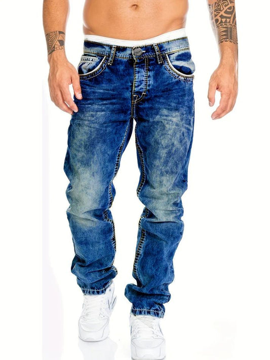 Veelzijdige zomer skinny jeans voor heren met moderne slim fit en ademende stof.