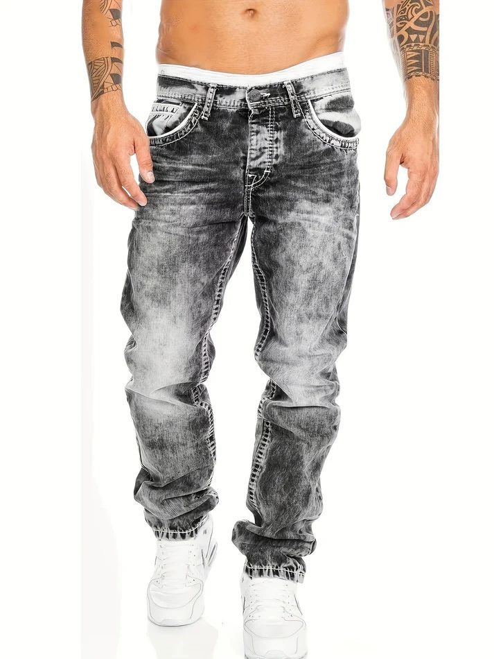 Veelzijdige zomer skinny jeans voor heren met moderne slim fit en ademende stof.