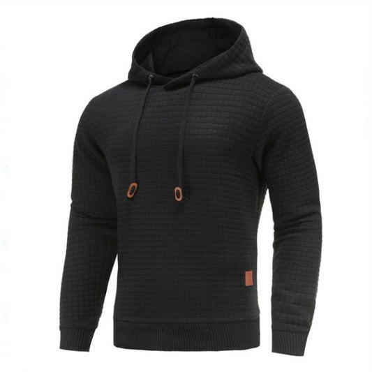 Moderne warme trui met capuchon voor mannen, ideaal voor casual en winterse dagen.