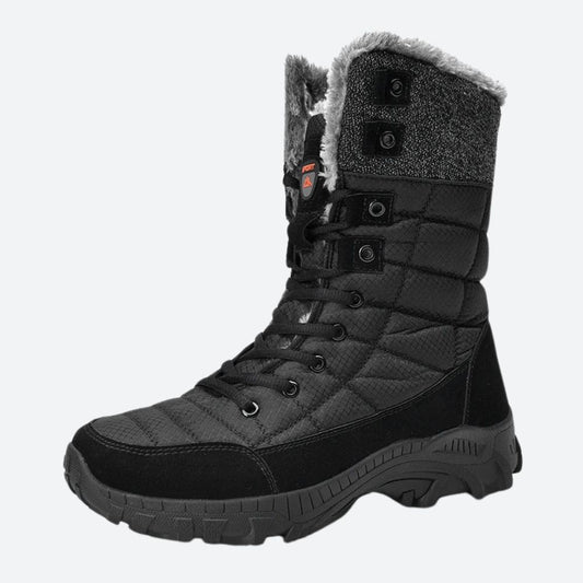 Winterwandelschoenen voor mannen met geïsoleerde voering en waterdichte buitenkant, perfect voor herfst- en winterwandelingen.