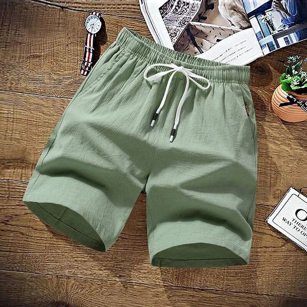 Lichtgewicht strandshorts met verstelbare tailleband, ontworpen voor zomers comfort voor heren.