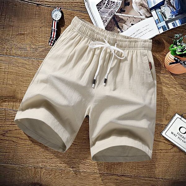 Lichtgewicht strandshorts met verstelbare tailleband, ontworpen voor zomers comfort voor heren.