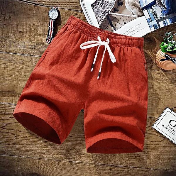 Lichtgewicht strandshorts met verstelbare tailleband, ontworpen voor zomers comfort voor heren.