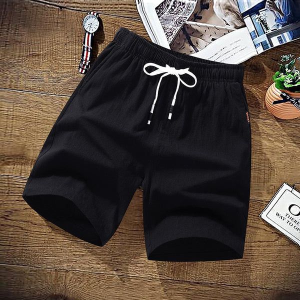 Lichtgewicht strandshorts met verstelbare tailleband, ontworpen voor zomers comfort voor heren.