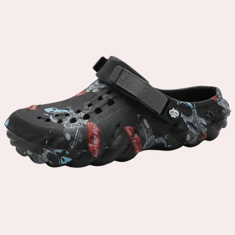 Comfortabele en stijlvolle zomersandalen voor heren met ademend materiaal en verstelbare band, perfect voor strandavonturen.